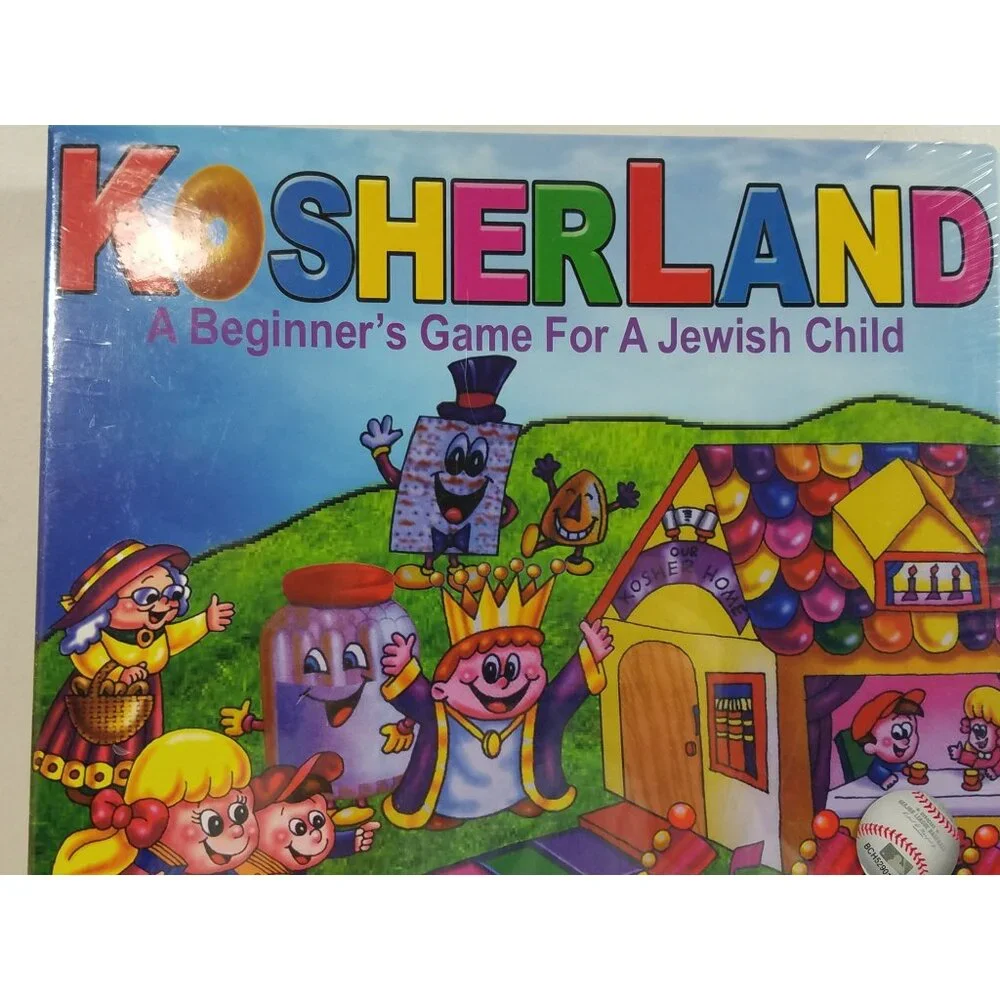 KosherLand A Beginner's Game For A Jewish Child Item Board Game Sealed Jet